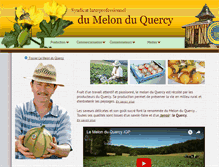 Tablet Screenshot of melon-du-quercy.fr